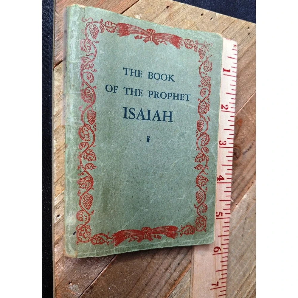 AntiqueAmerican Bible Society The Book of the Prophet Isaiah KJV Pocket Bible